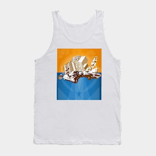 1970s Collage Tank Top